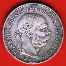 Austro-Hungarian Crown (Silver Five Korona 1900)