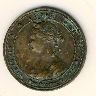 Great Britain 1887 Victoria Jubilee medal made in France - Empress of India