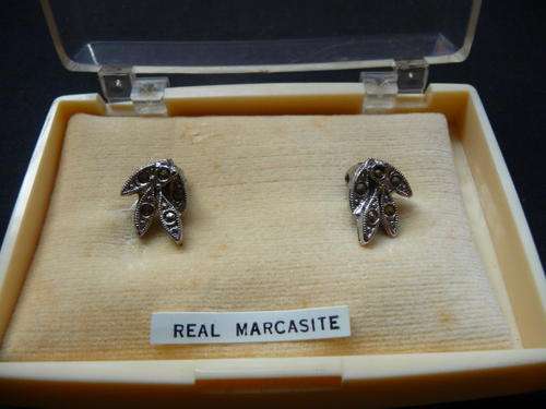 Pair of Marcasite Earrings as per scan