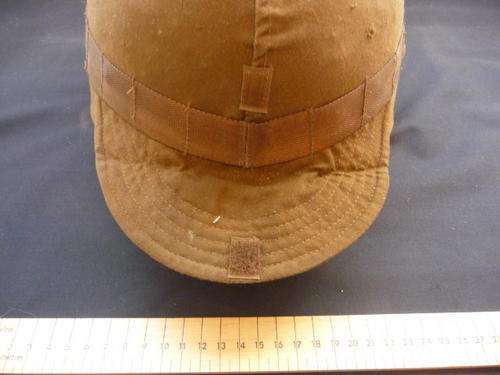 Helmet with brown Kepi as per scan
