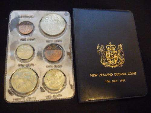 New Zealand Decimal Coins 1967