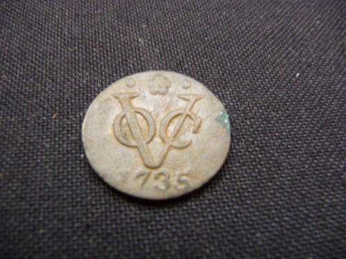 Antique Coin - VOC 1/2 Duit 1735