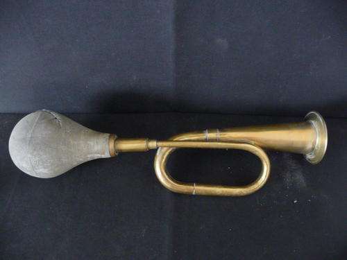 Vintage Brass Taxi Horn - Small Bulb Perrished - as per photo