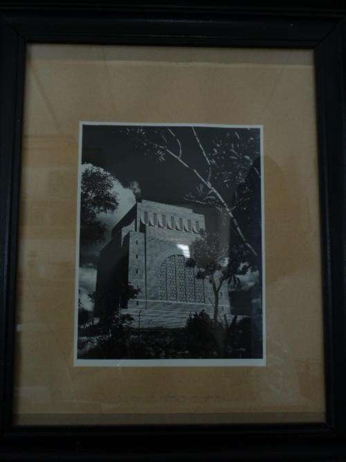 Voortrekker Monument photo signed and dated 16-12-1949 - Inauguration