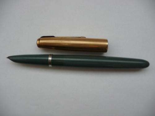Vintage Parker Fill Pen Gold Filled - Dark Grey Colour- Made in USA