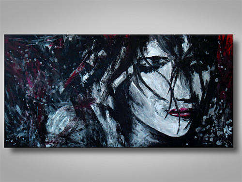 Abstract modern art.  "Dreaming girl" Beautiful art!!