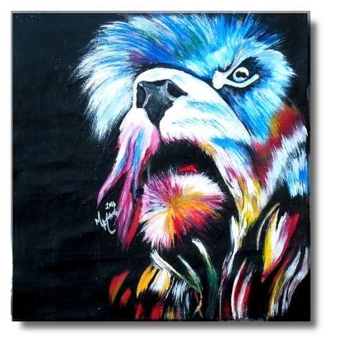 Abstract modern art "Wolf"