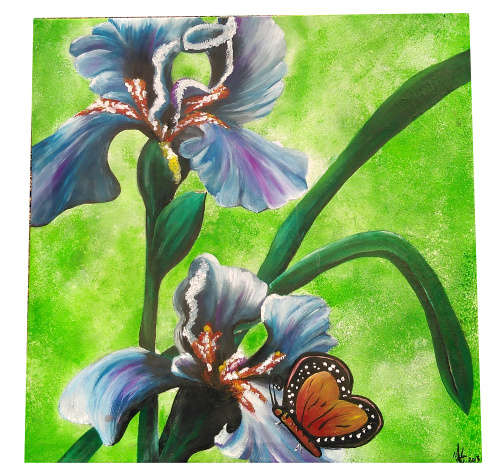 Stunning flowers painting