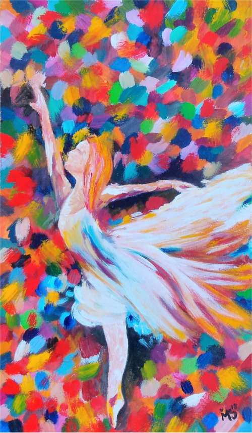 Modern art Ballerina