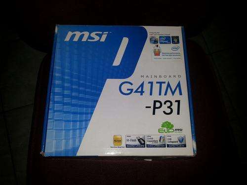 MSI Motherboard CPU + RAM