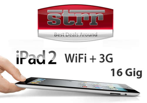 *** Apple iPad 2 16GB WiFi & 3G *** Black *** Local Stock *** Good Condition *** 10 Months Old ***