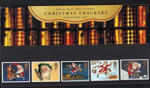 British Post Office presentation pack : Chrismas Crackers 1997