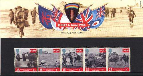 British Post Office presentation pack: D-Day 6th June 1944 50th Aniversary 1994