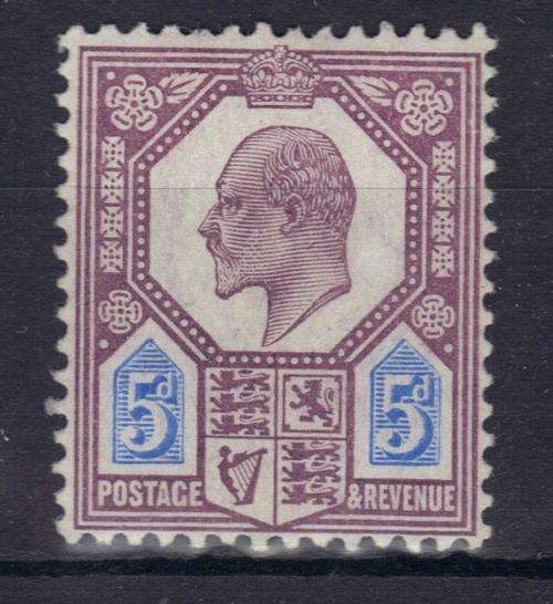 Edward VII 1902 Mounted Mint 5d   (1)
