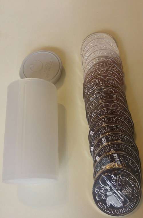 Austrian Philarmonic 1 Oz Silver bullion 1.5 Euro Commemorative coin .999 Pure