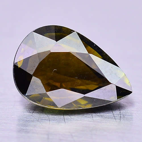 1.99cts Pear Cut Smoky yellow Natural Tourmaline Nigeria