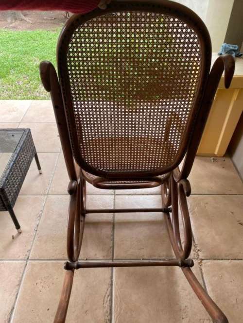 Vintage Bentwood Thornet style rocking chair