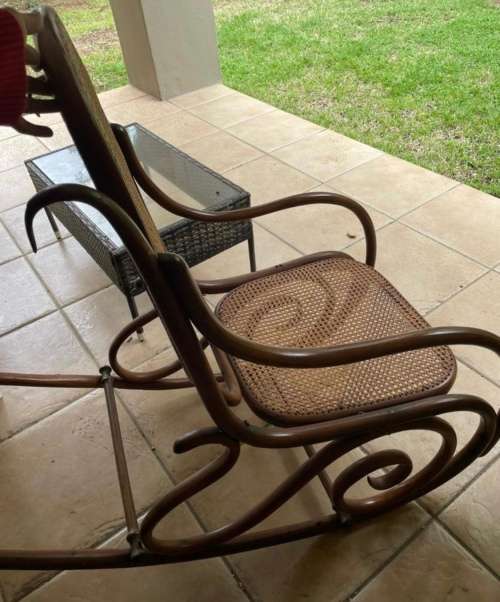 Vintage Bentwood Thornet style rocking chair