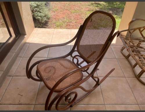 Vintage Bentwood Thornet style rocking chair