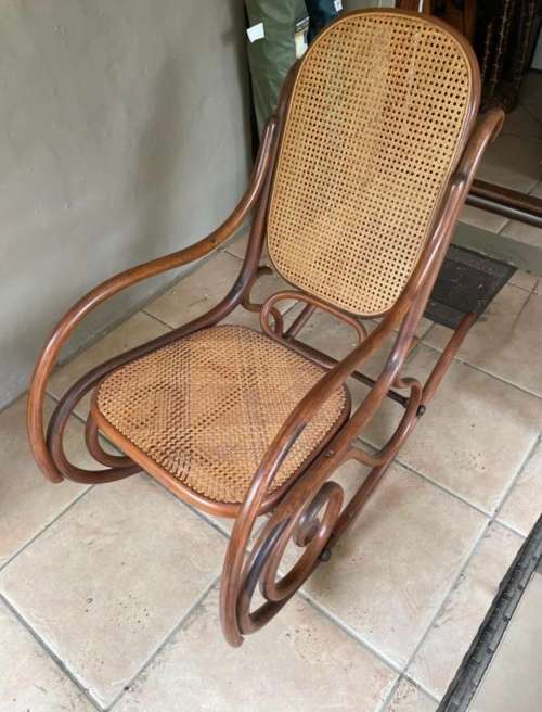 Vintage Bentwood Thornet style rocking chair