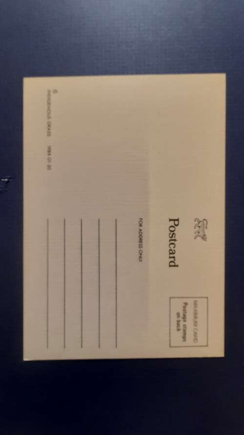 BOPHUTHATSWANA 1984 INDIGENOUS GRASSES