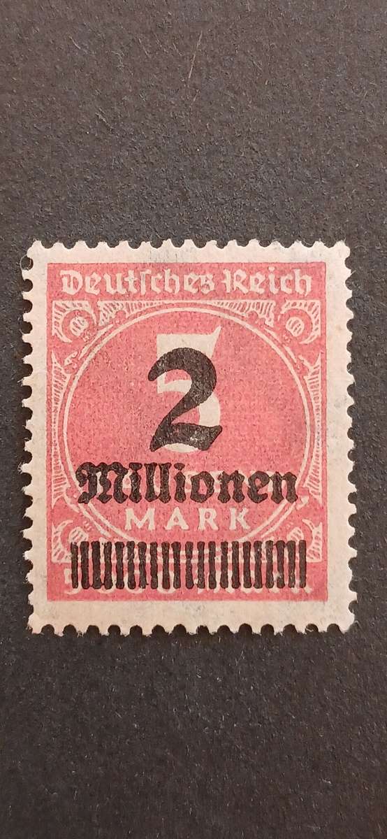 GERMAN EMPIRE 1923 OVERPRINTED STAMPS