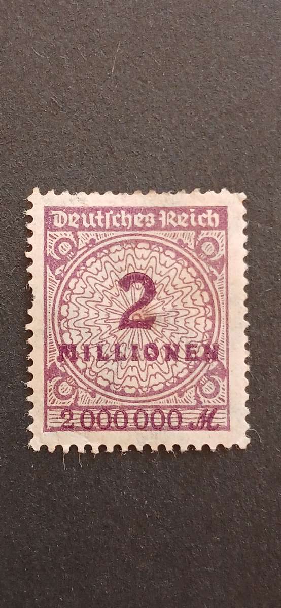 GERMAN EMPIRE 1923 OVERPRINTED STAMPS