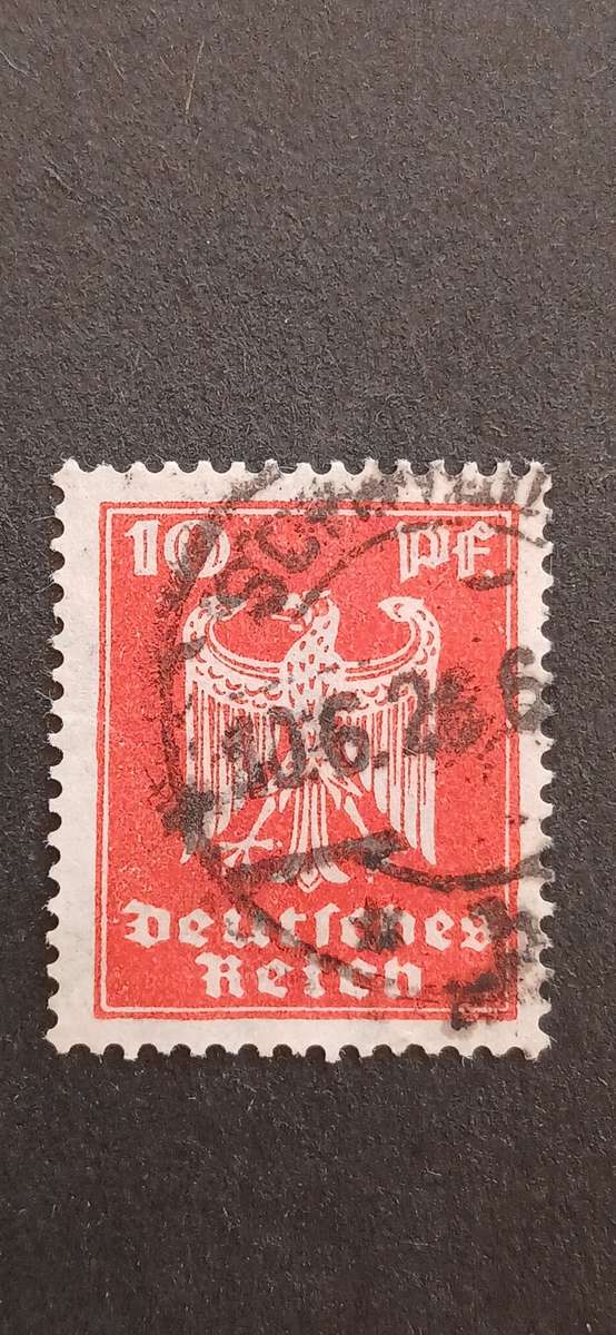 GERMAN EMPIRE 1924 NEW NATIONAL EAGLE