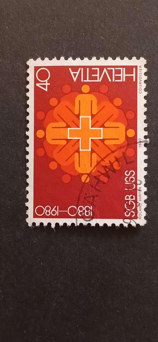 SWITZERLAND 1980 100TH ANNIV OF THE SWISS METEOROLOGICAL INSTITUTION- 100TH ANNI OF THE SWISS TRADE