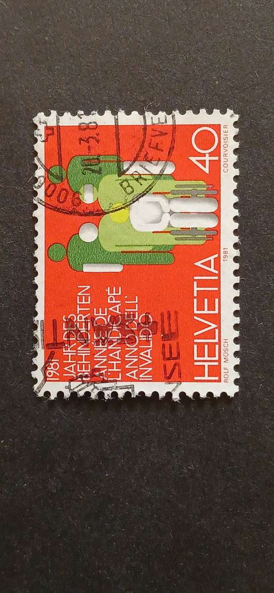 SWITZERLAND 1981 2ND ANNIV OF THE OPEN AIR MUSEUM BALLENBERG INTERNATIONAL YEAR OF THE DISABLED