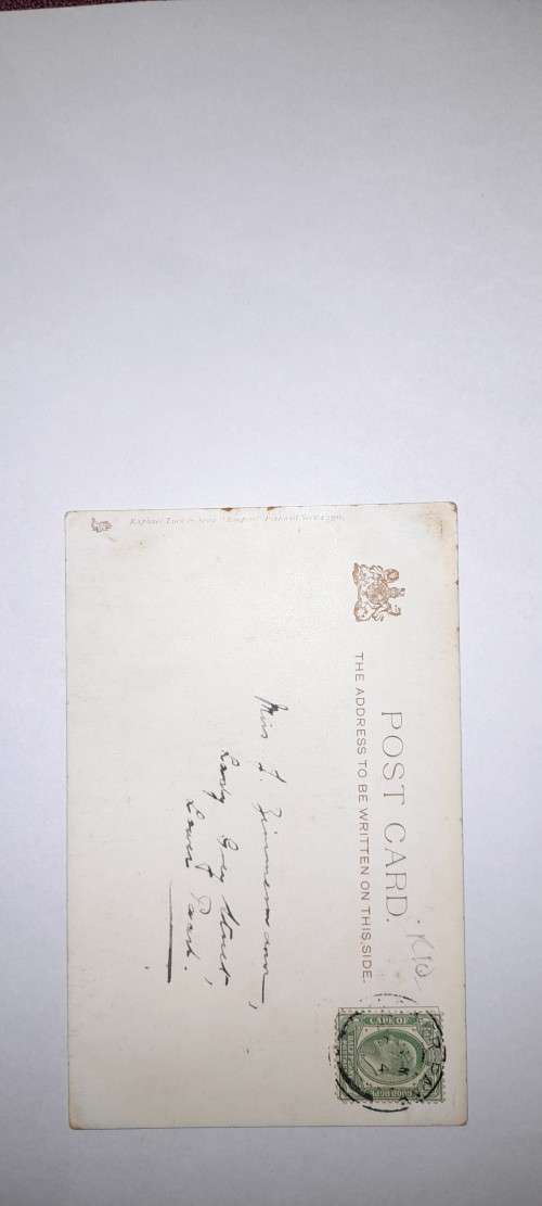CAPE OF GOOD HOPE 1902 KING EDWARD VII p/card