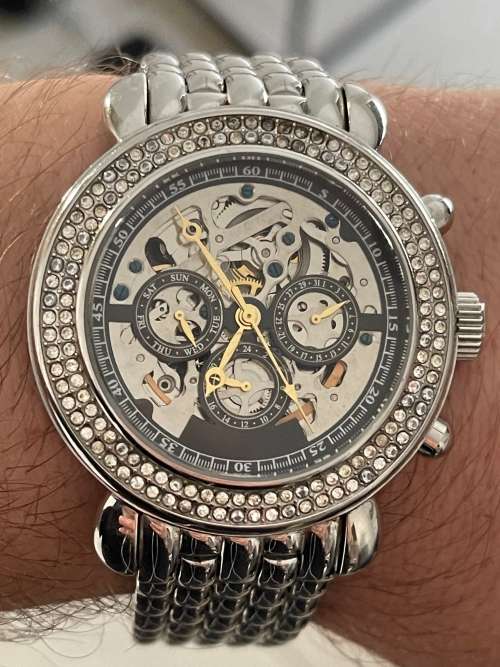 Miglio Ladies Watch With Emerald Stones