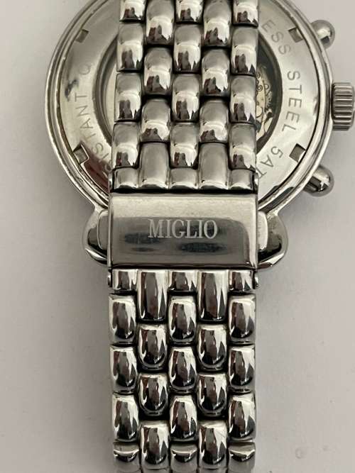 Miglio Ladies Watch With Emerald Stones