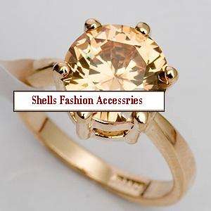 Absolutely Breathtaking 3.5ctw Champagne Diamond Ring