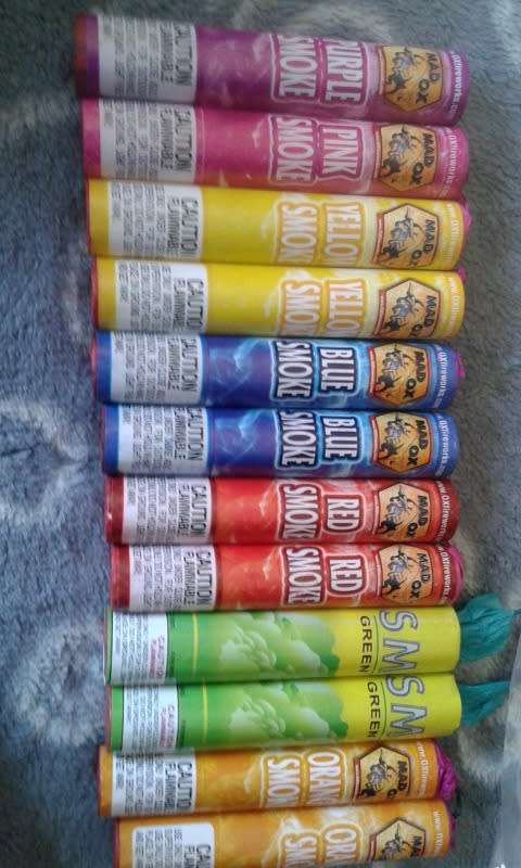 Colour Smoke grenades