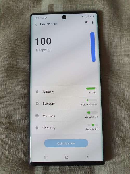 SAMSUNG NOTE 10