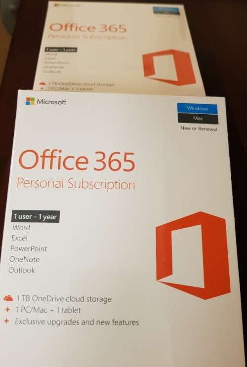 Office 365 - Personal subscription for Window or Mac