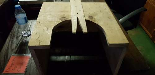 A box full of Jewellery tools Including metal roller and torches.