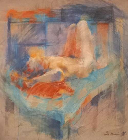 UNFRAMED LIMITED EDITION NUDE ARTWORK BY SUE MALLIM -