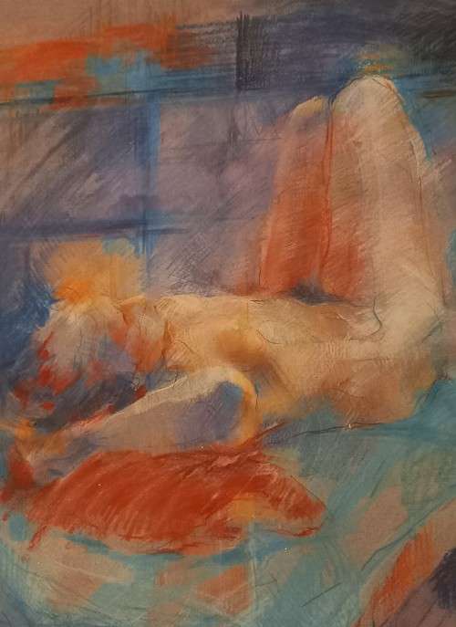 UNFRAMED LIMITED EDITION NUDE ARTWORK BY SUE MALLIM -