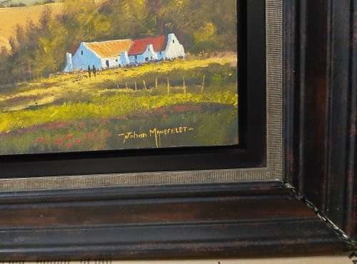 STUNNING FRAMED JOHAN MANEFELDT PAINTING