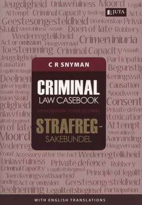 Criminal Law Casebook / Strafregsakebundel (Paperback, 5th ed)(FREE-SHIPPING)