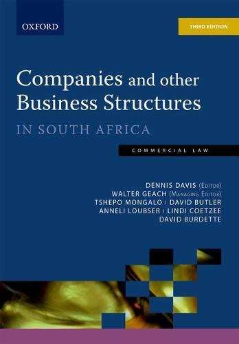 Companies and Other Business Structures 3e - FREE SHIPPING