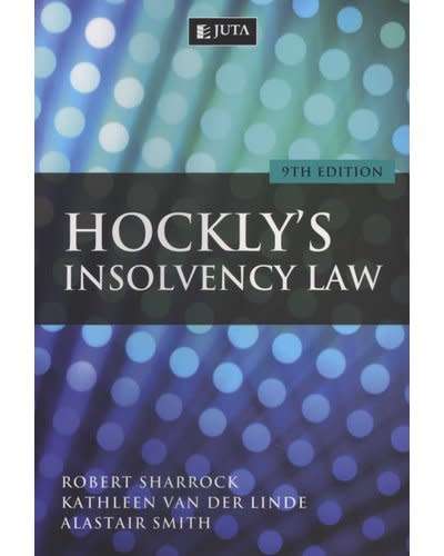 Hockly`s Insolvency Law 9E - FREE SHIPPING