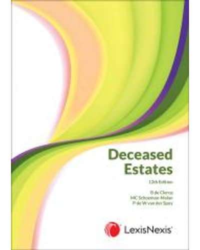 Deceased Estates 12E - FREE SHIPPING