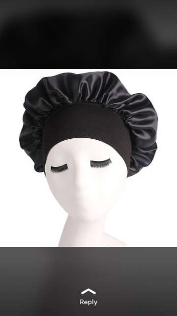 3 PC Soft Satin Silk Bonnet Night Sleeping Wide Band Hair Loss Cap for Women - FREE SHIPPING