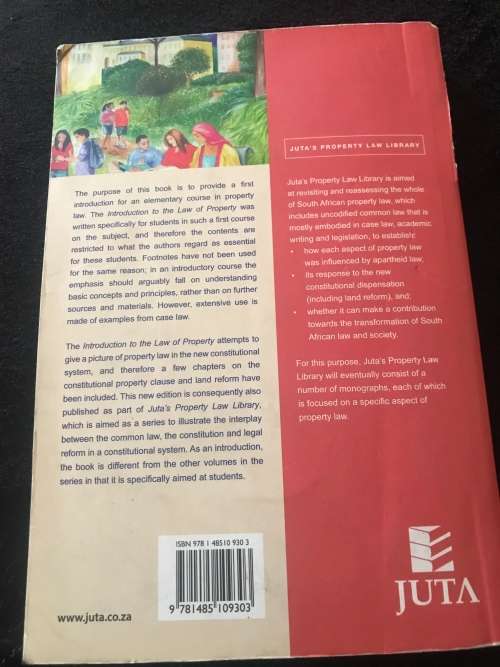 Introduction To The Law Of property 7e