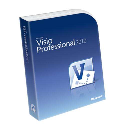Visio 2010 Professional - Retail - DVD Pack, 32-Bit and 64-Bit Edition Media
