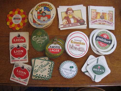 76 Assorted Coaster, some of them are extremely collectible!  All for one bid!!