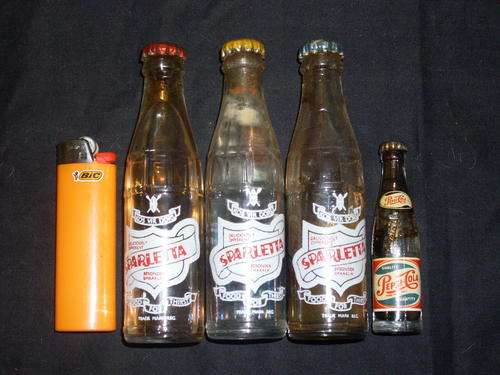 3 Sparletta and 1 Pepsi minitures
